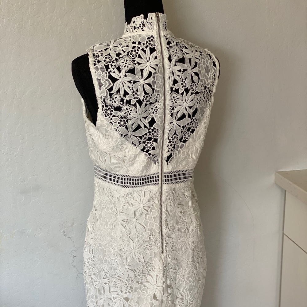 Bardot lace dress